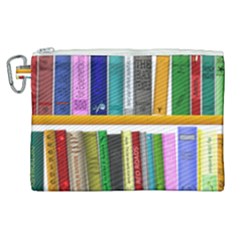 Shelf Books Library Reading Canvas Cosmetic Bag (xl)