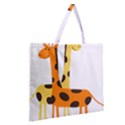 Giraffe Africa Safari Wildlife Zipper Large Tote Bag View2