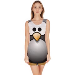 Penguin Birds Aquatic Flightless Bodycon Dress