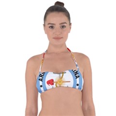 Argentine Naval Aviation Patch Halter Bandeau Bikini Top by abbeyz71