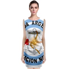 Argentine Naval Aviation Patch Classic Sleeveless Midi Dress by abbeyz71