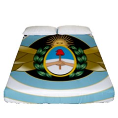 Argentine Army Aviation Badge Fitted Sheet (queen Size) by abbeyz71