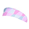 Geometric Pattern Design Pastels Stretchable Headband View1