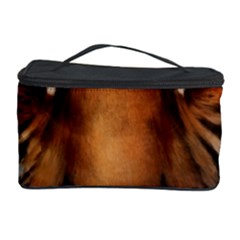 The Tiger Face Cosmetic Storage Case by Nexatart
