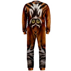 The Tiger Face Onepiece Jumpsuit (men)  by Nexatart