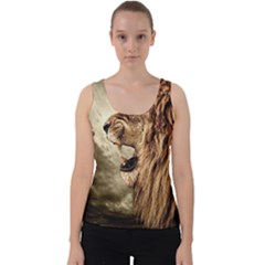 Roaring Lion Velvet Tank Top