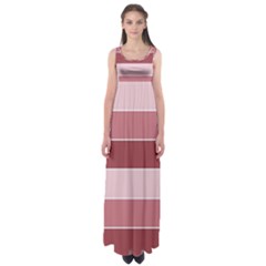 Striped Shapes Wide Stripes Horizontal Geometric Empire Waist Maxi Dress by Nexatart