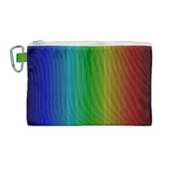 Spectrum Colours Colors Rainbow Canvas Cosmetic Bag (large)