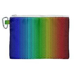 Spectrum Colours Colors Rainbow Canvas Cosmetic Bag (xl)