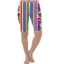 Rainbow Geometric Design Spectrum Cropped Leggings  View1
