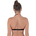 Sunset Cat Shadows Silhouettes Halter Bandeau Bikini Top View2