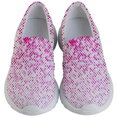 Halftone Dot Background Pattern Kid s Lightweight Slip Ons