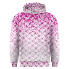 Halftone Dot Background Pattern Men s Overhead Hoodie