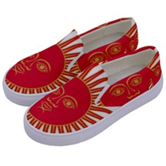 Peru Sun Of May, 1822-1825 Kids  Canvas Slip Ons by abbeyz71