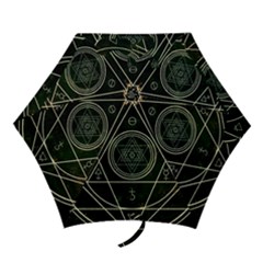 Cult Of Occult Death Detal Hardcore Heavy Mini Folding Umbrellas by Sapixe