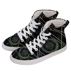 Cult Of Occult Death Detal Hardcore Heavy Men s Hi-top Skate Sneakers