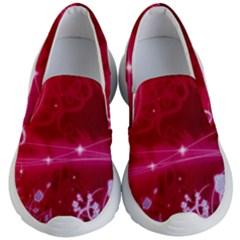 Crystal Flowers Kid s Lightweight Slip Ons by Sapixe