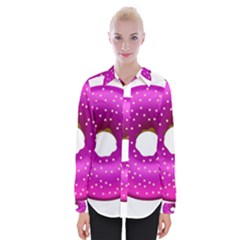 Donut Transparent Clip Art Womens Long Sleeve Shirt