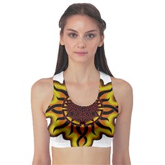 Disturbed Is An American Heavy Metal Band Logo Sports Bra by Sapixe