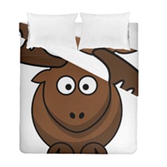 Elk Clip Art Reindeer Raindeer Elk Christmas Xmas Duvet Cover Double Side (full/ Double Size) by Sapixe