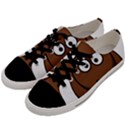 Elk Clip Art Reindeer Raindeer Elk Christmas Xmas Men s Low Top Canvas Sneakers View2