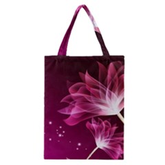 Drawing Flowers Lotus Classic Tote Bag