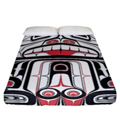 Ethnic Traditional Art Fitted Sheet (california King Size)