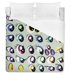 Eyes  Pattern Duvet Cover (queen Size) by Sapixe