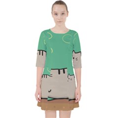 Fat Cat Pocket Dress by Sapixe