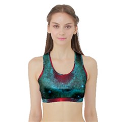 Fantasy  3d Tapety Kosmos Sports Bra With Border