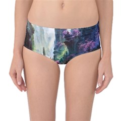 Fantastic World Fantasy Painting Mid-waist Bikini Bottoms