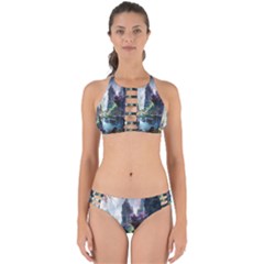 Fantastic World Fantasy Painting Perfectly Cut Out Bikini Set