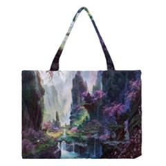 Fantastic World Fantasy Painting Medium Tote Bag