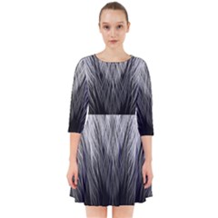 Feather Graphic Design Background Smock Dress by Sapixe