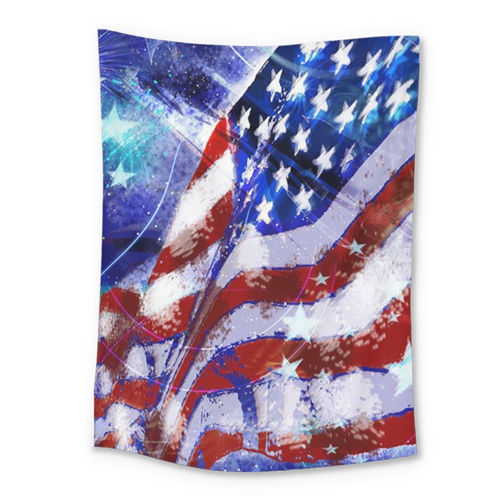 Flag Usa United States Of America Images Independence Day Medium Tapestry