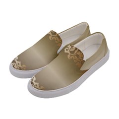 Floral Decoration Women s Canvas Slip Ons