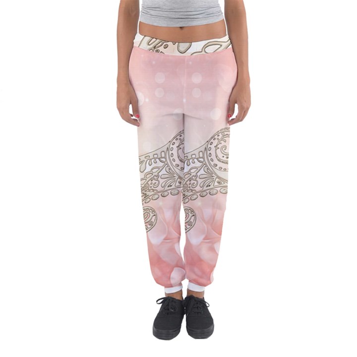 Wonderful Soft Flowers With Floral Elements Women s Jogger Sweatpants