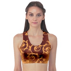 Floral Vintage Sports Bra