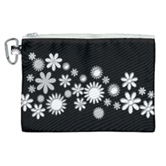 Flower Power Flowers Ornament Canvas Cosmetic Bag (xl) by Sapixe