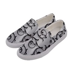 Floral Women s Canvas Slip Ons