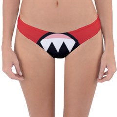 Funny Angry Reversible Hipster Bikini Bottoms by Sapixe