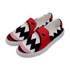 Funny Angry Women s Canvas Slip Ons
