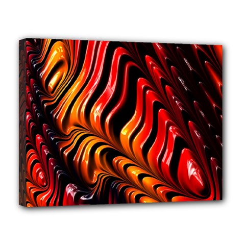 Fractal Mathematics Abstract Canvas 14  X 11 