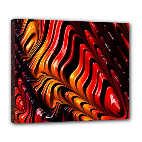 Fractal Mathematics Abstract Deluxe Canvas 24  X 20  