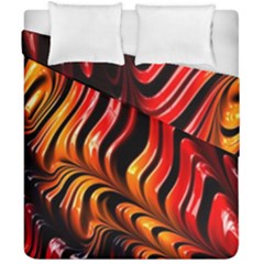 Fractal Mathematics Abstract Duvet Cover Double Side (california King Size)