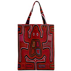 Frog Pattern Zipper Classic Tote Bag by Sapixe