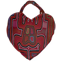Frog Pattern Giant Heart Shaped Tote