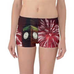 Fireworks Explode Behind The Houses Of Parliament And Big Ben On The River Thames During New Year’s Boyleg Bikini Bottoms