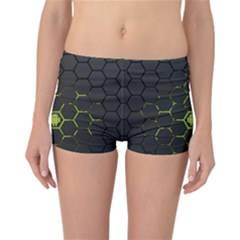 Green Android Honeycomb Gree Reversible Boyleg Bikini Bottoms