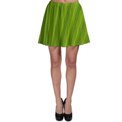 Green Leaf Pattern Plant Skater Skirt by Sapixe